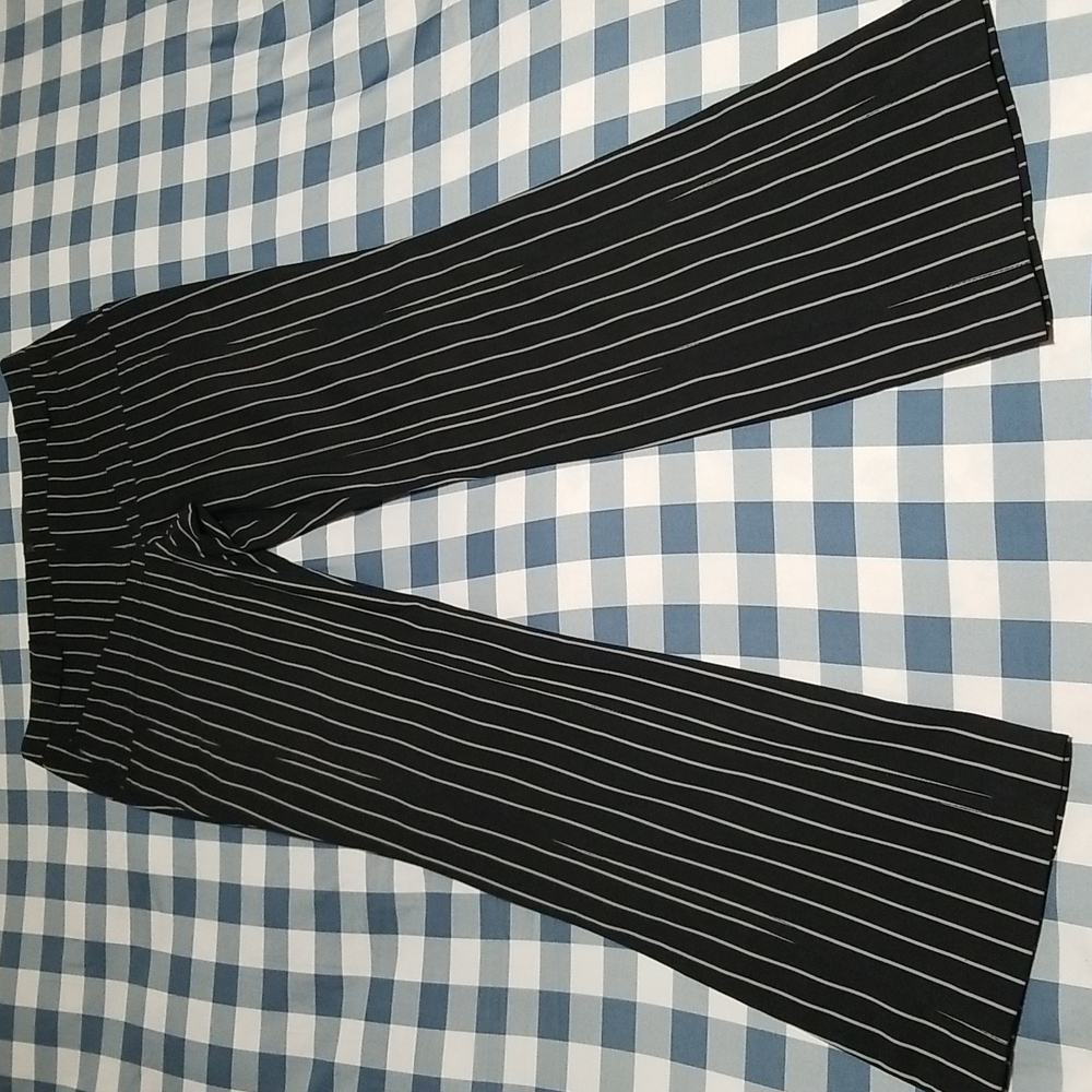 POLECI MADE IN USA BLACK AND WHITE STRIPE PANTS - Picture 4 of 16